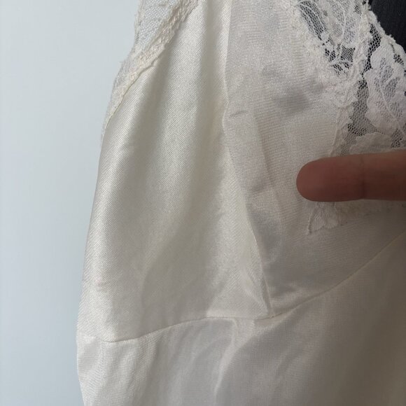 Vintage Bodychic Satin Babydoll Teddy Medium Made In USA Nylon Sexy Romantic - Picture 4 of 15